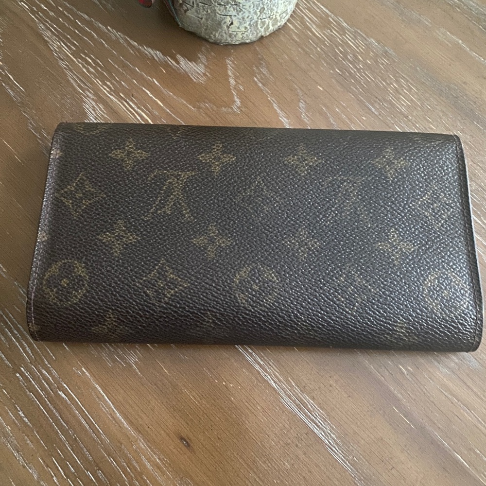 Louis Vuitton LV Long Wallet  Portefeuille Sarah Brown Monogram - Picture 7 of 11